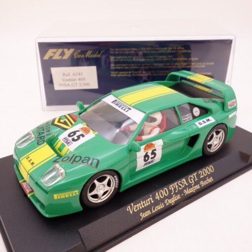 Fly Car Model Ref.: A-241 Venturi 400 FFSA GT 2000 #65, in PC-Box EB9004