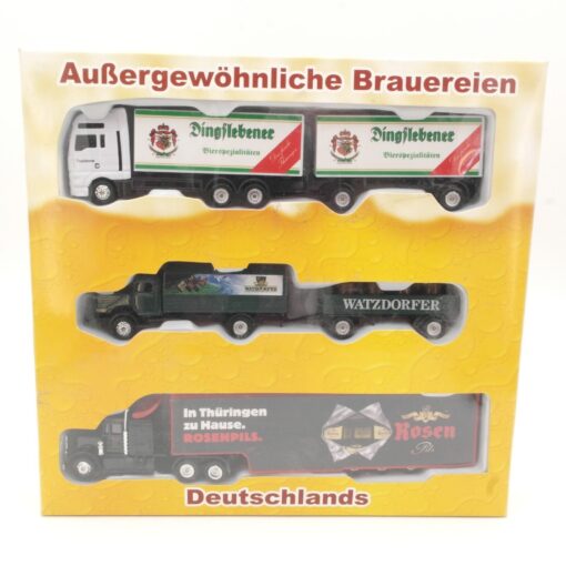 Grell 1:87 LKW Set 3erAußergewöhnlichw Brauereien in OVP QR6801