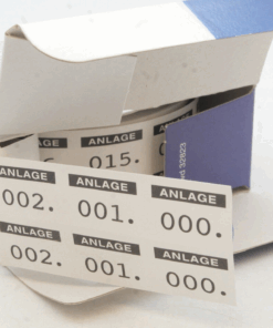 HERMA 4834 Anlagenummern selbstklebend 2-fach 15x22 mm in OVP RG3949