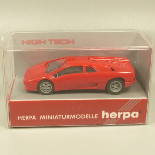 Herpa 1:87 025423 Lamborghini Diablo rot in OVP EX6033 – Bild 4