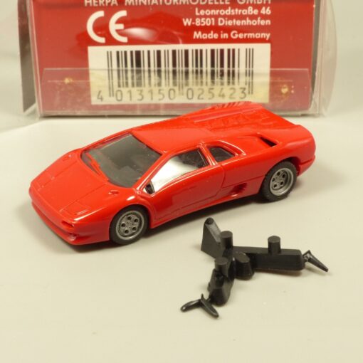 Herpa 1:87 025423 Lamborghini Diablo rot in OVP EX6033