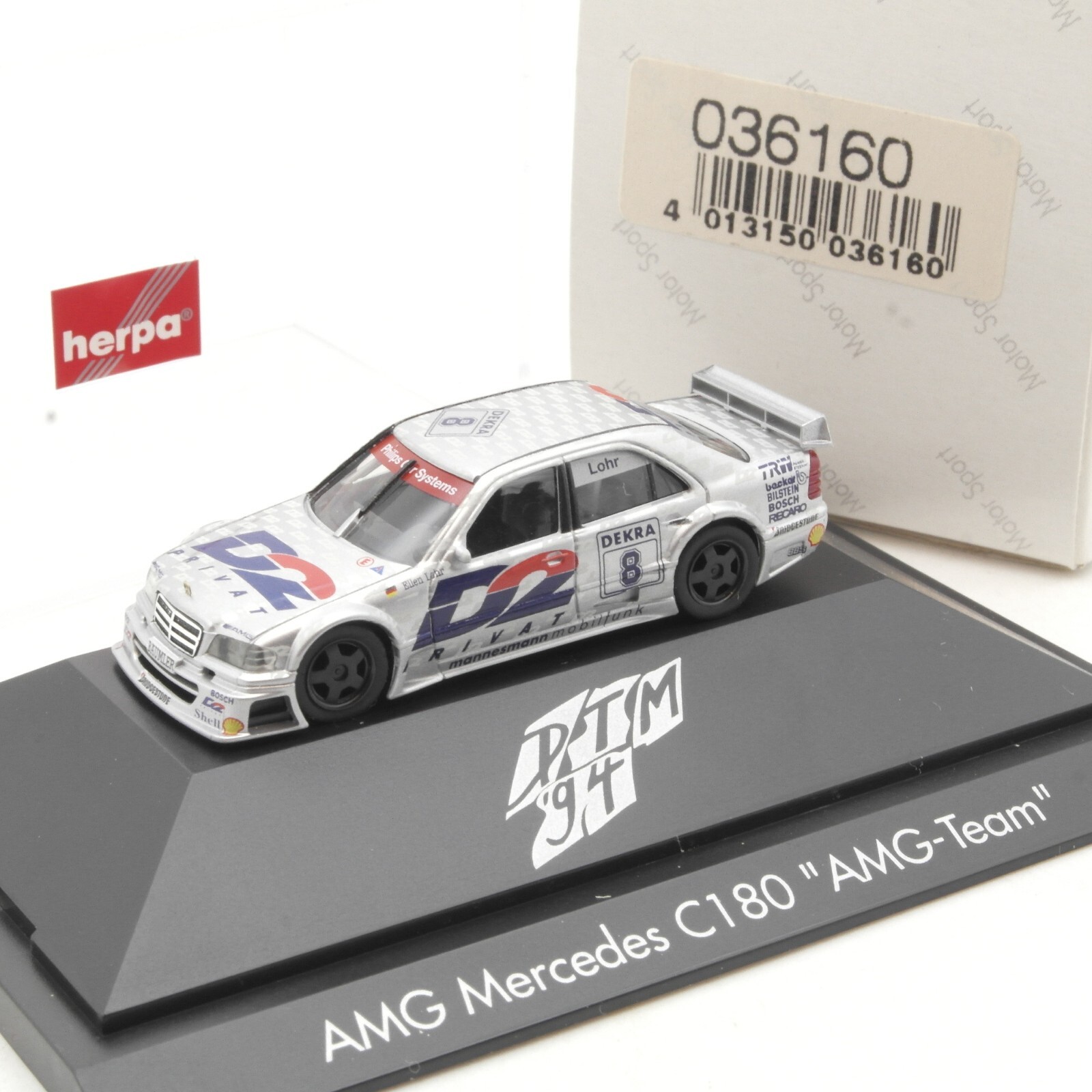 Herpa 1:87 036160 AMG Mercedes C 180 AMG Team in OVP RA8315