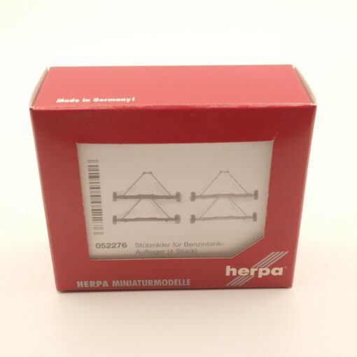 Herpa 1:87 052276 Stützräder für Benzintank-Auflieger (4 Stück) in OVP ER9674