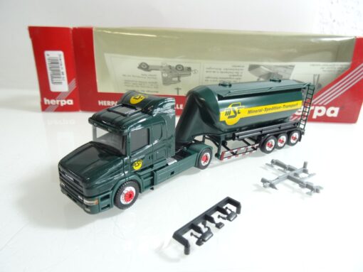 Herpa 1:87 145664 Scania Hauber '96 HL Eutersilo-Sattelzug MST in OVP RR328