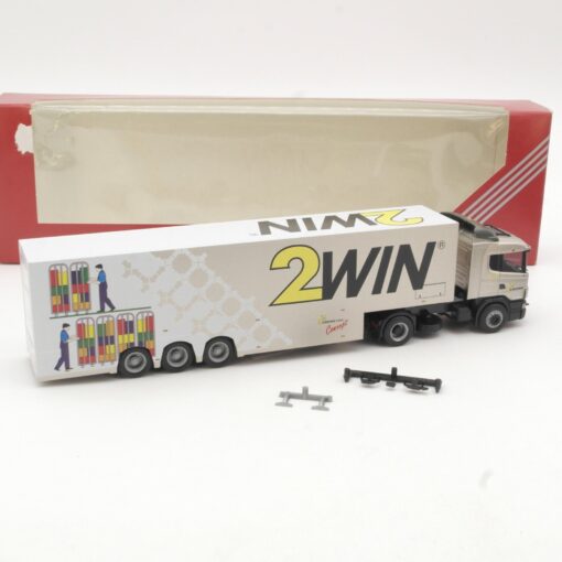 Herpa 1:87 146241 Scania 124 Sattelzug 2WIN in OVP QR8292 – Bild 3
