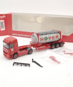 Herpa 1:87 150712 Actros LH '02 Tankcontainer-Sattelzug Hoyer in OVP QR7653