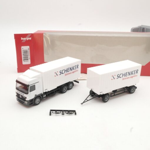 Herpa 1:87 151597 MB Actros L Hängerzug Schenker in OVP QR7638
