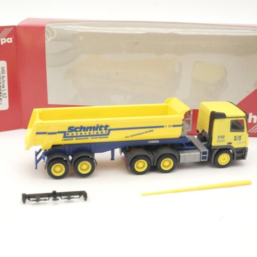 Herpa 1:87 151696 Mercedes Kippsattelzug Schmitt Peterslahr in OVP QR9114 – Bild 3