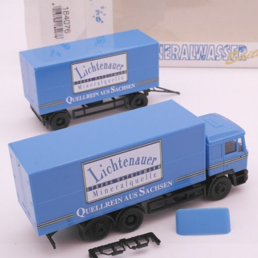 Herpa 1:87 184076 MAN F2000 Getränke-Hängerzug Lichtenauer in OVP EZ7381 – Bild 3