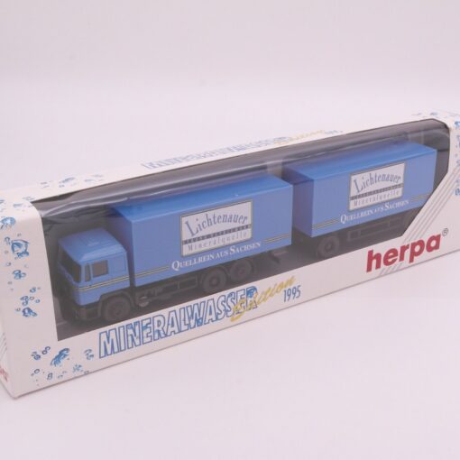Herpa 1:87 184076 MAN F2000 Getränke-Hängerzug Lichtenauer in OVP EZ7381 – Bild 4