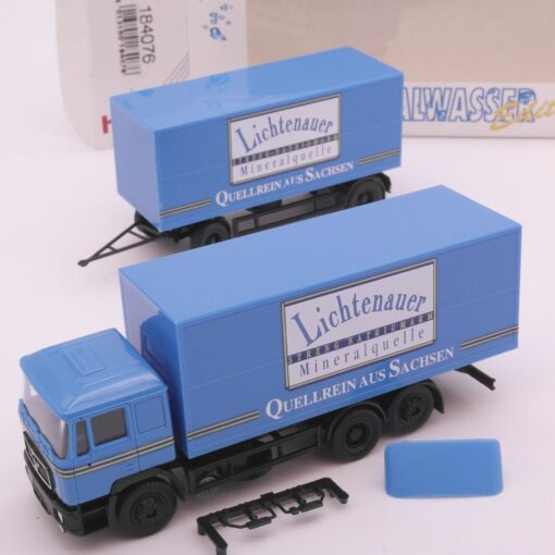 Herpa 1:87 184076 MAN F2000 Getränke-Hängerzug Lichtenauer in OVP EZ7381