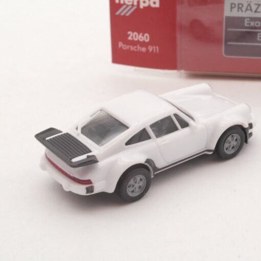 Herpa 1:87 2060 Porsche 911 Turbo weiß in OVP RI5265 – Bild 3