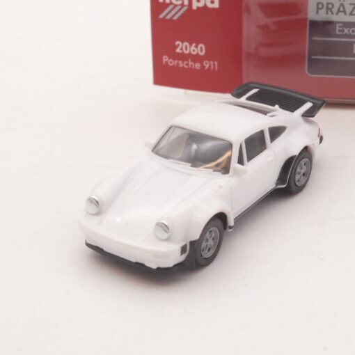 Herpa 1:87 2060 Porsche 911 Turbo weiß in OVP RI5265