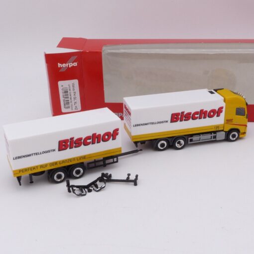 Herpa 1:87 304962 Volvo FH GL Hängerzug Bischof in OVP EX4830 – Bild 3