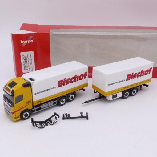 Herpa 1:87 304962 Volvo FH GL Hängerzug Bischof in OVP EX4830