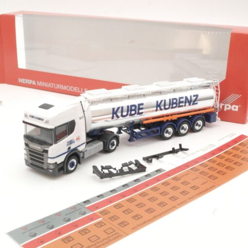 Herpa 1:87 311830 Scania CR 20 HD Chromtank-SZ Kube & Kubenz in OVP QR7534