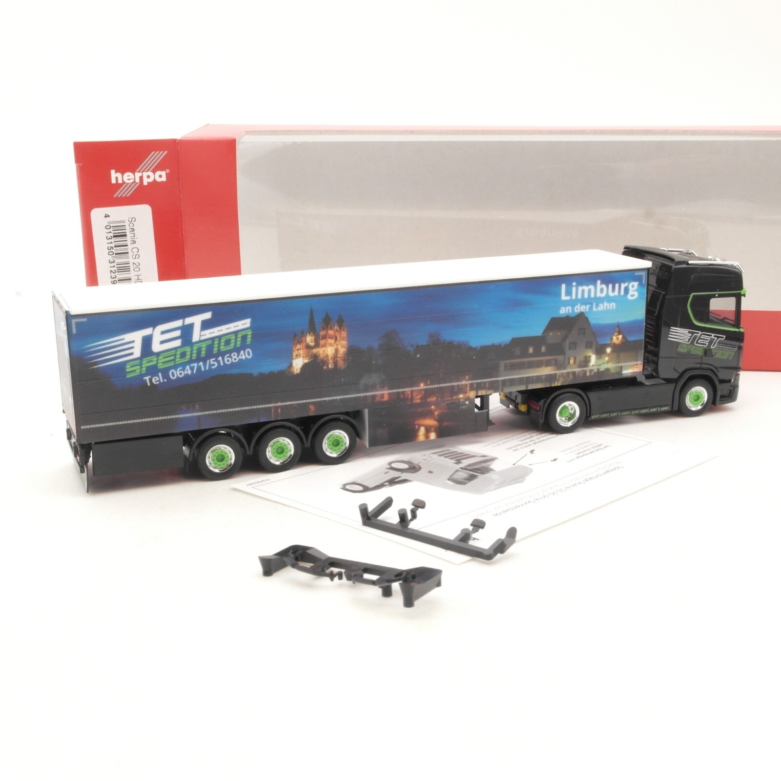Herpa 1:87 312394 Scania CS 20 HD Sattelzug Weilburg in OVP RA9425 – Bild 3