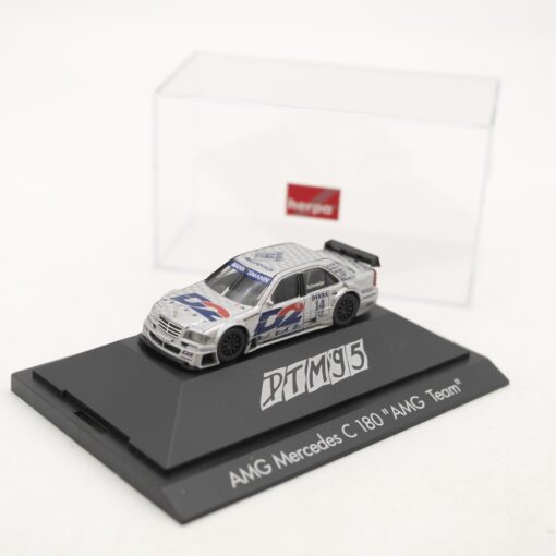 Herpa 1:87 AMG Mercedes C 180 AMG Team DTM 95 in PC Box RR1892