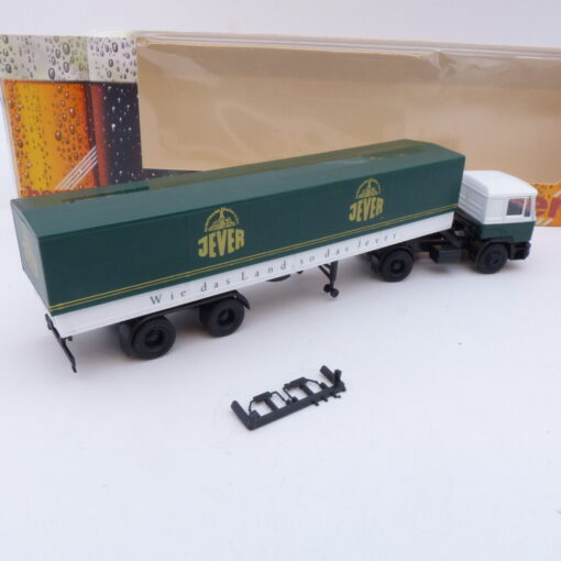 Herpa 1:87 Brauerei Edition 1994 - MAN F90 Sattelzug JEVER, in OVP EB1486 – Bild 3