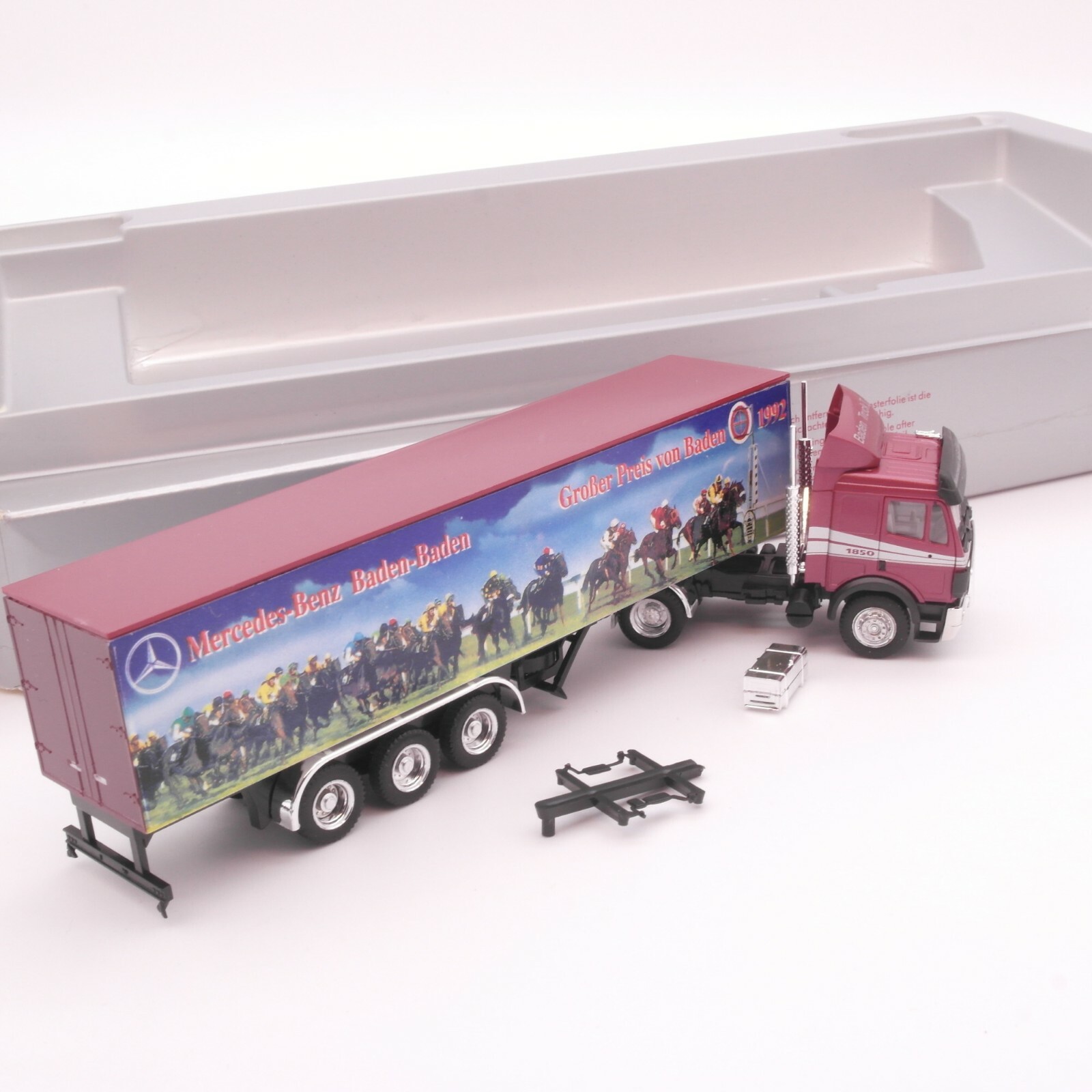 Herpa 1:87 Exclusiv Serie MB Sattelzug Baden Baden in OVP RT4323 – Bild 3