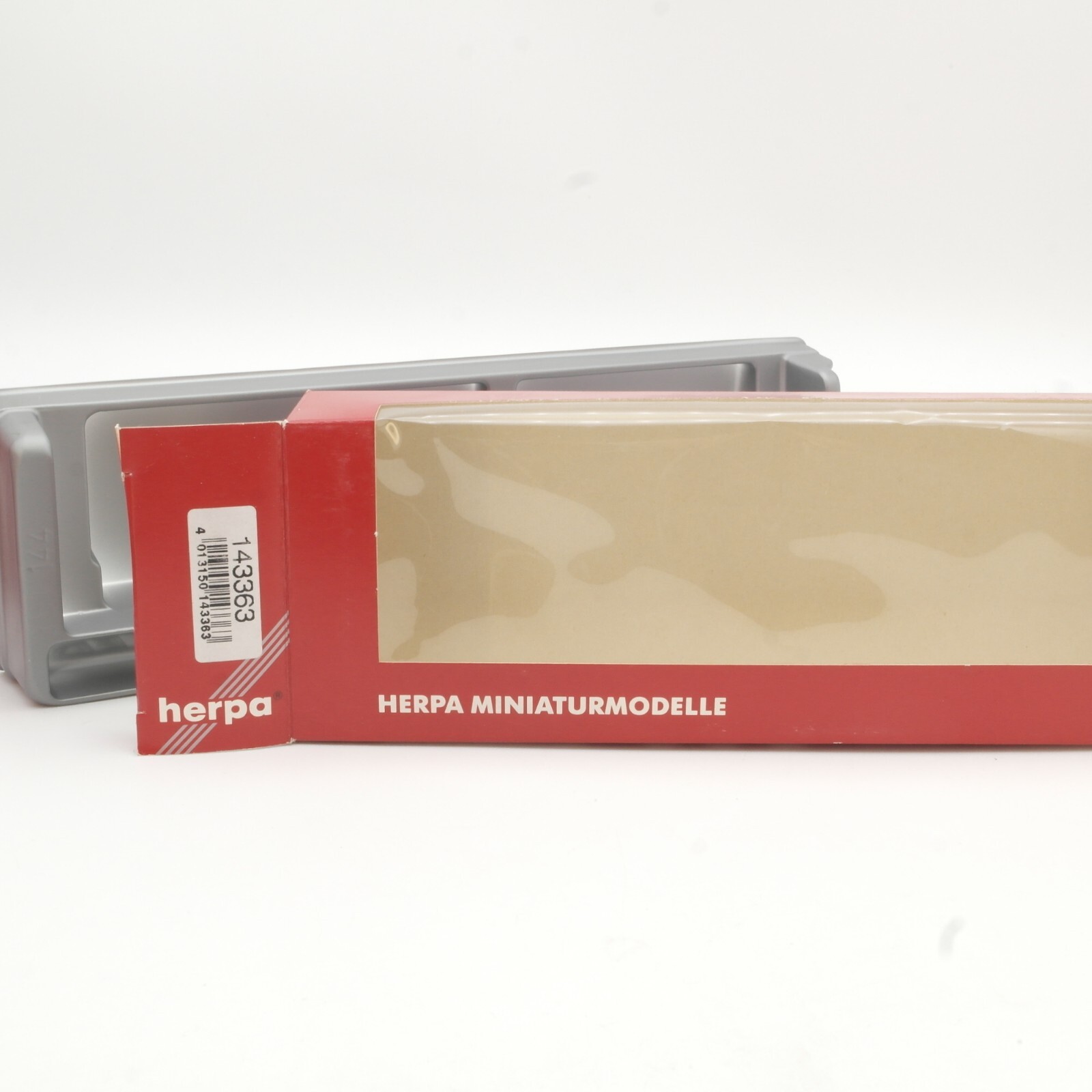 Herpa 1:87 Leerverpackung für 143363 Hängerzug in OVP QR7646