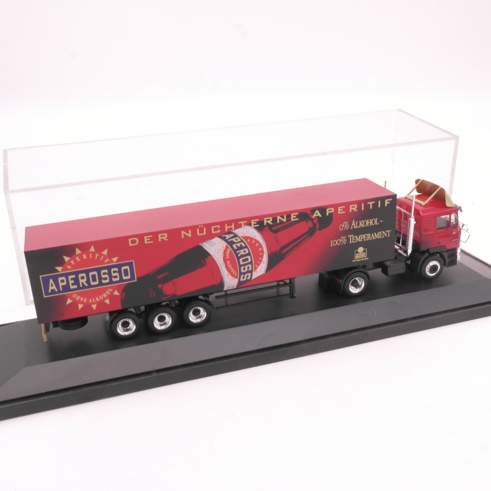 Herpa 1:87 MAN F2000 Eurokoffersattelzug Aperosso in PC Box RT9078 – Bild 3