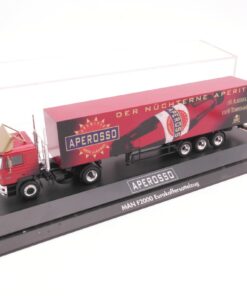 Herpa 1:87 MAN F2000 Eurokoffersattelzug Aperosso in PC Box RT9078