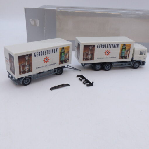 Herpa 1:87 MAN F90 Hängerzug Gerlosteiner Sprudelwasser, in OVP EB2587 – Bild 3