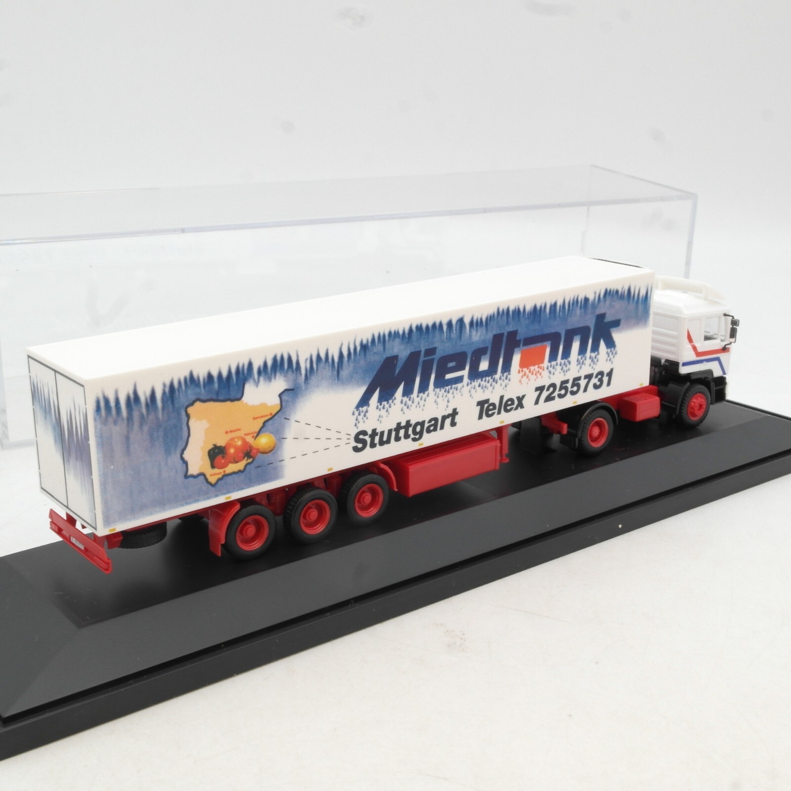 Herpa 1:87 MAN F90 Sattelzug Miedtank Edition 94 in PC Box RG1844 – Bild 3