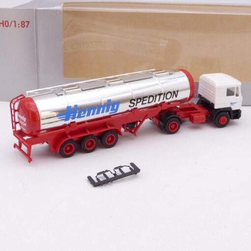 Herpa 1:87 MAN F90 Tank-Sattelzug Hennig Spedition, in EVP EX791 – Bild 3
