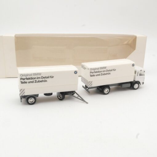 Herpa 1:87 MAN Hängerzug BMW Teile und Zubehör in OVP QR6808 – Bild 3