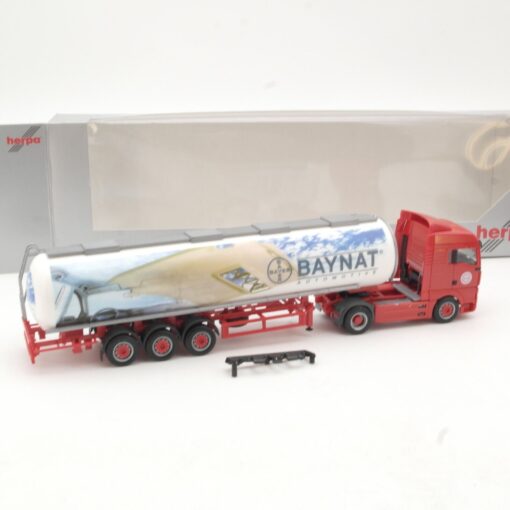 Herpa 1:87 MAN Tank-Sattelzug Baynat Bayer Hoyer in OVP QR8399 – Bild 3