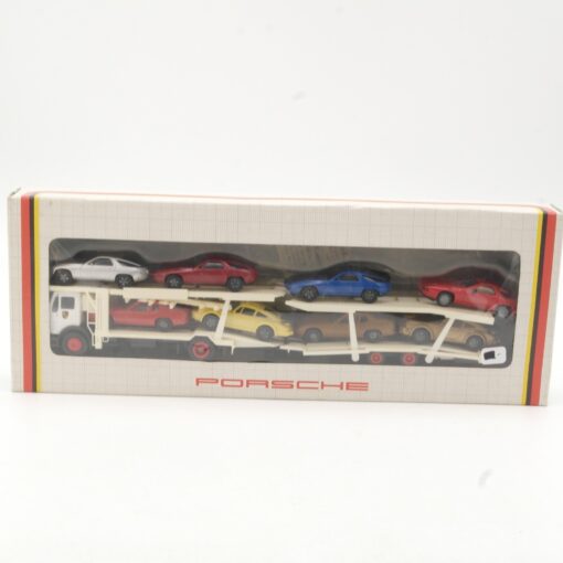 Herpa 1:87 MB Autotransporter mit 8 Porsche Modellen in OVP RR1109 – Bild 3