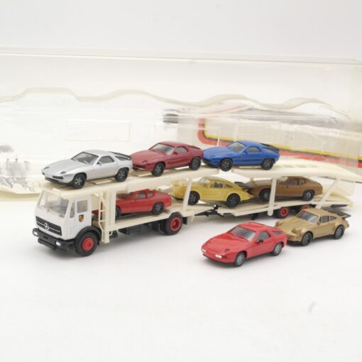 Herpa 1:87 MB Autotransporter mit 8 Porsche Modellen in OVP RR1109 – Bild 4