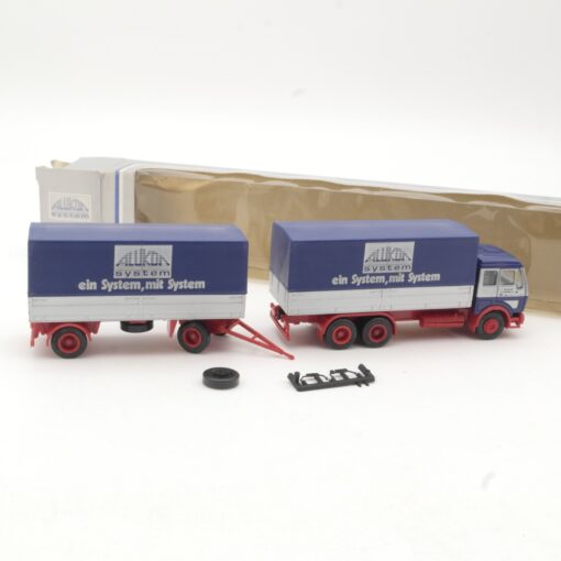 Herpa 1:87 MB NG Hängerzug Alukon ein System in OVP RR606 – Bild 3