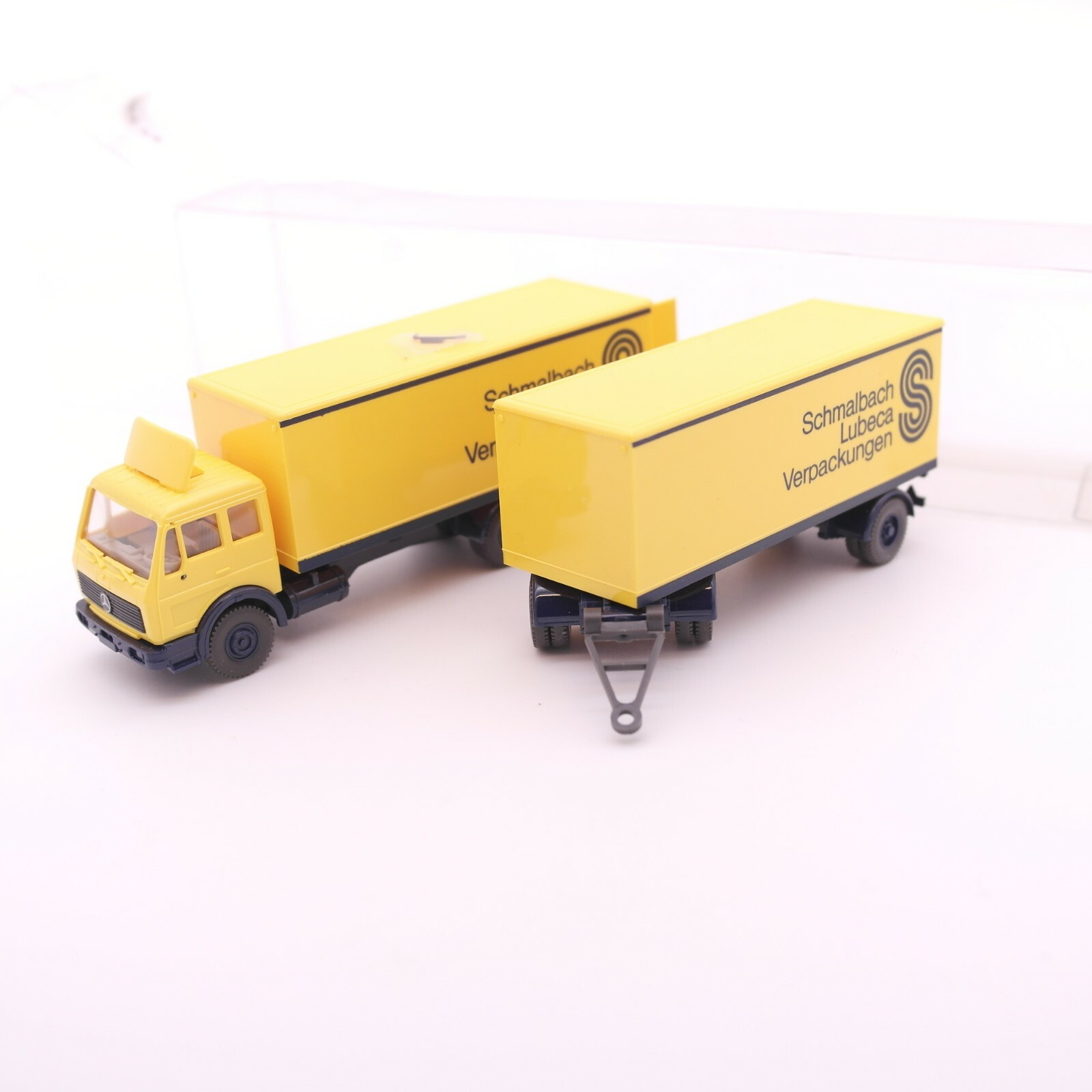 Herpa 1:87 MB NG Hängerzug Schmalbach Lubeca Verpackungen in EVP RT808