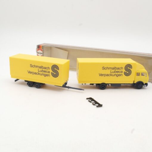 Herpa 1:87 MB S 80 Hängerzug Schmalbach Lubeca in OVP RR113 – Bild 3