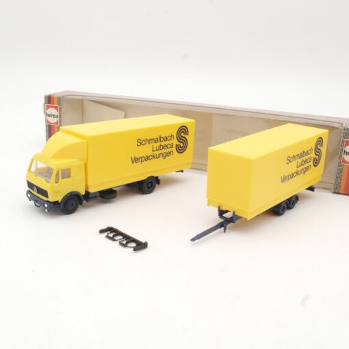 Herpa 1:87 MB S 80 Hängerzug Schmalbach Lubeca in OVP RR113