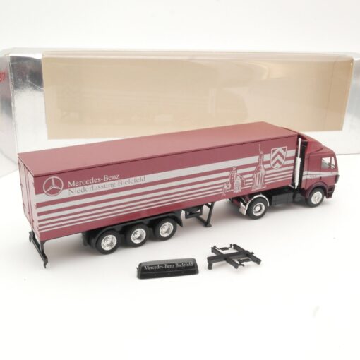 Herpa 1:87 Mercedes Benz 1748 Sattelzug Niederlassung Bielefeld in OVP QR5906 – Bild 3