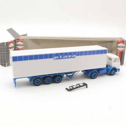 Herpa 1:87 Mercedes MB Sattelzug Plaza in OVP QR7155 – Bild 3