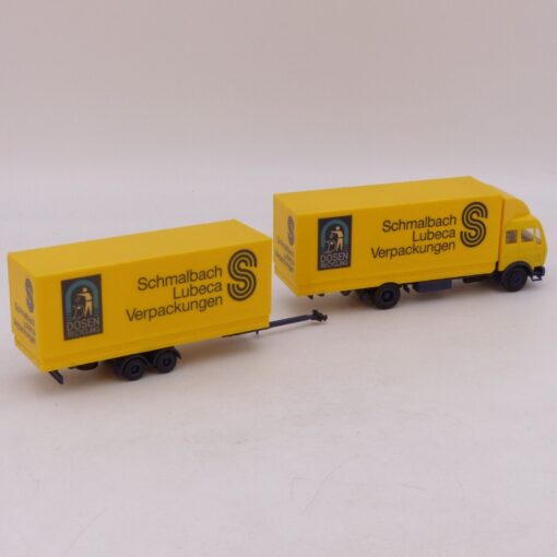 Herpa 1:87 Mercedes NG Hängerzug Schmalbach Lubeca, siehe Bilder o. EB9629 – Bild 3