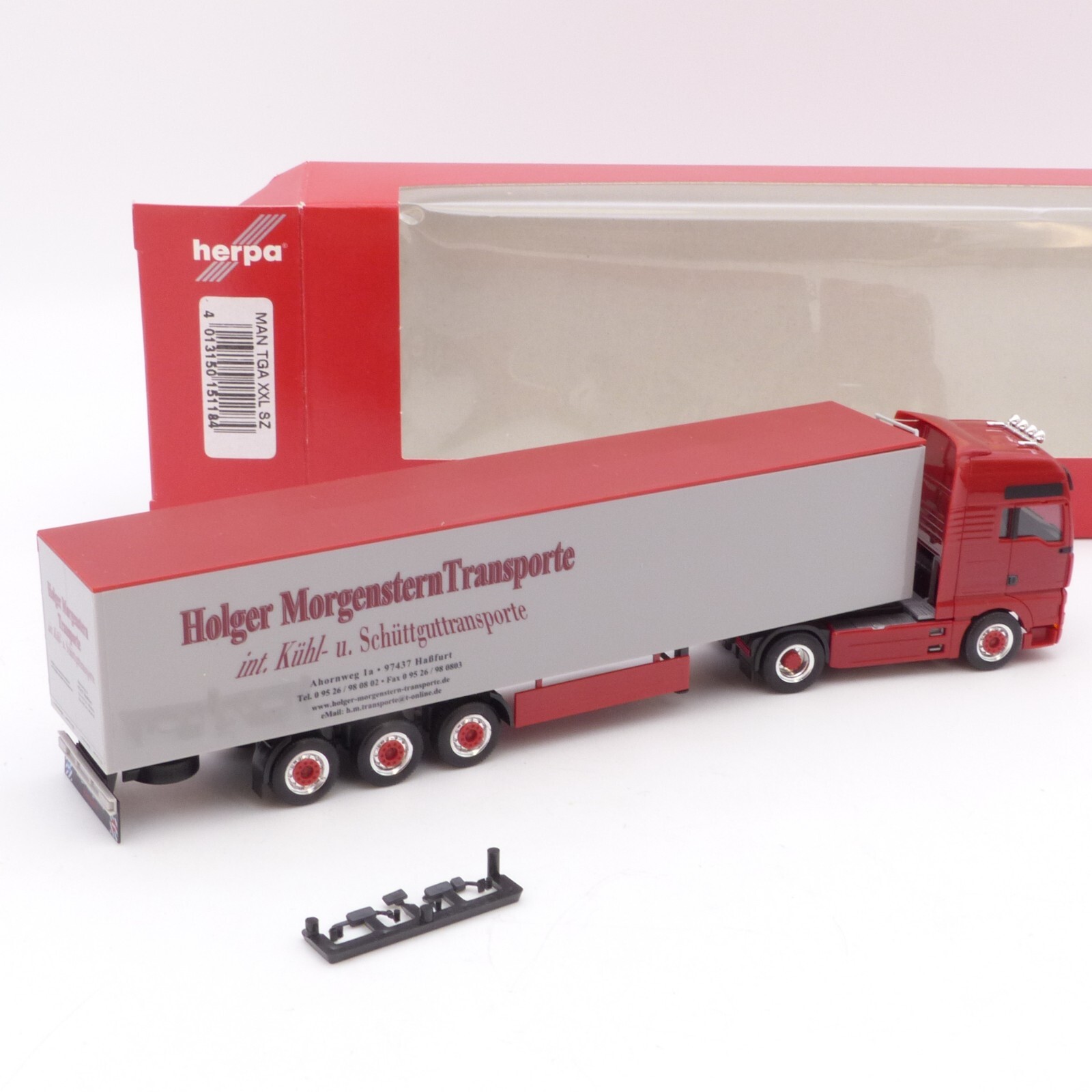 Herpa 1:87 Nr.: 151184 MAN TGA XXL Sattelzug Holger Morgenstern, in OVP EX1191 – Bild 3