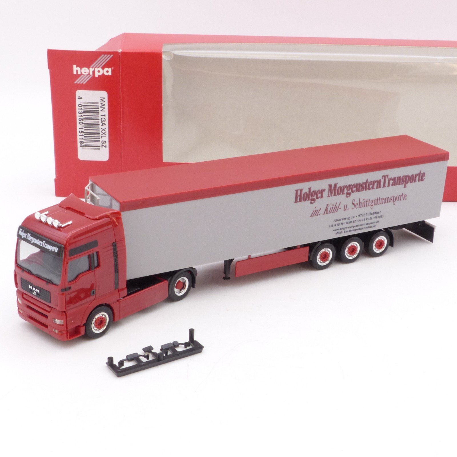 Herpa 1:87 Nr.: 151184 MAN TGA XXL Sattelzug Holger Morgenstern, in OVP EX1191