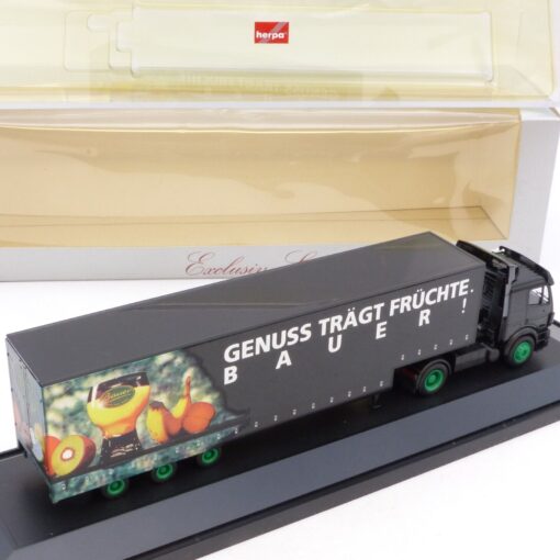 Herpa 1:87 Nr.: 184205 MB SK Sattelzug Genuss trägt Früchte Bauer, in OVP EB7615 – Bild 3