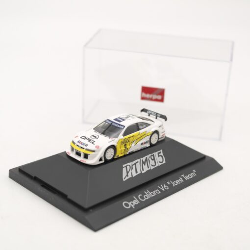 Herpa 1:87 Opel Calibra V6 Joest Team DTM 95 in PC Box RR1894