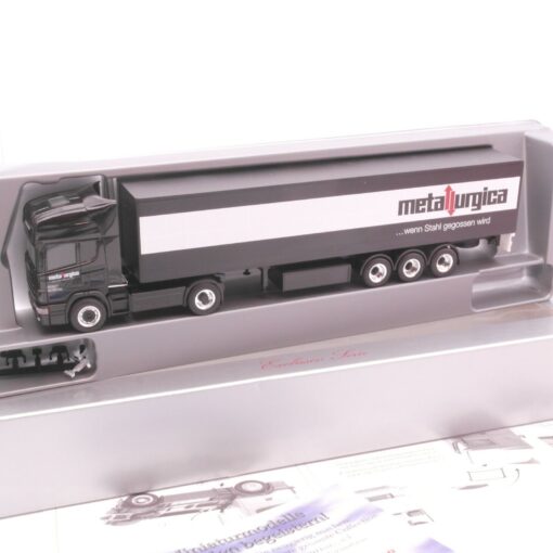Herpa 1:87 Scania Sattelzug Metallurgica selten! neuwertig in OVP RT6644
