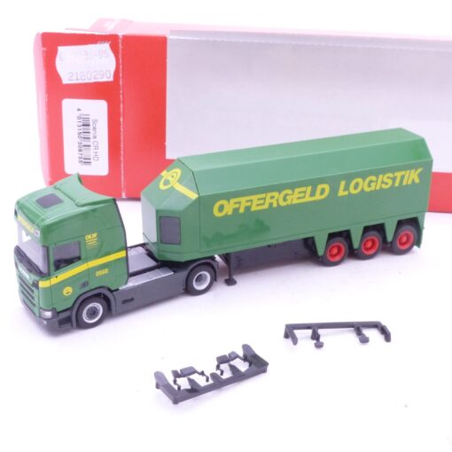 Herpa 1:87 Scania Sattelzug Offergeld Logistik in EVP EX6894