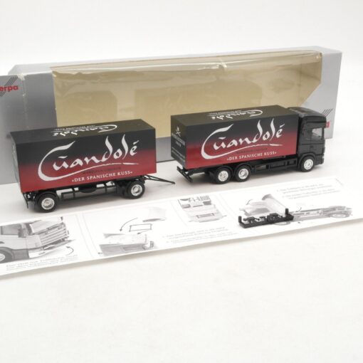 Herpa 1:87 SoMo Scania Hängerzug - Der Spanische Kuss in OVP RA9443 – Bild 3