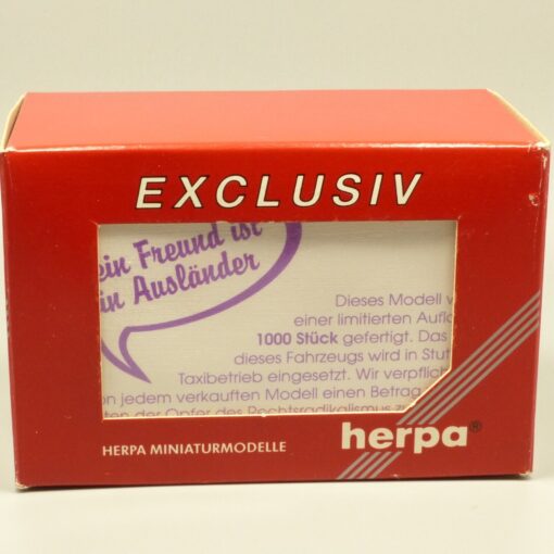Herpa 1:87 Sondermodell Mercedes Benz 300 E (W124) Facelift Taxi in OVP EX3625 – Bild 5