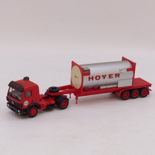 Herpa 1:87 Sondermodell: Mercedes SK Sattelzug HOYER, siehe Bilder o. EB9540
